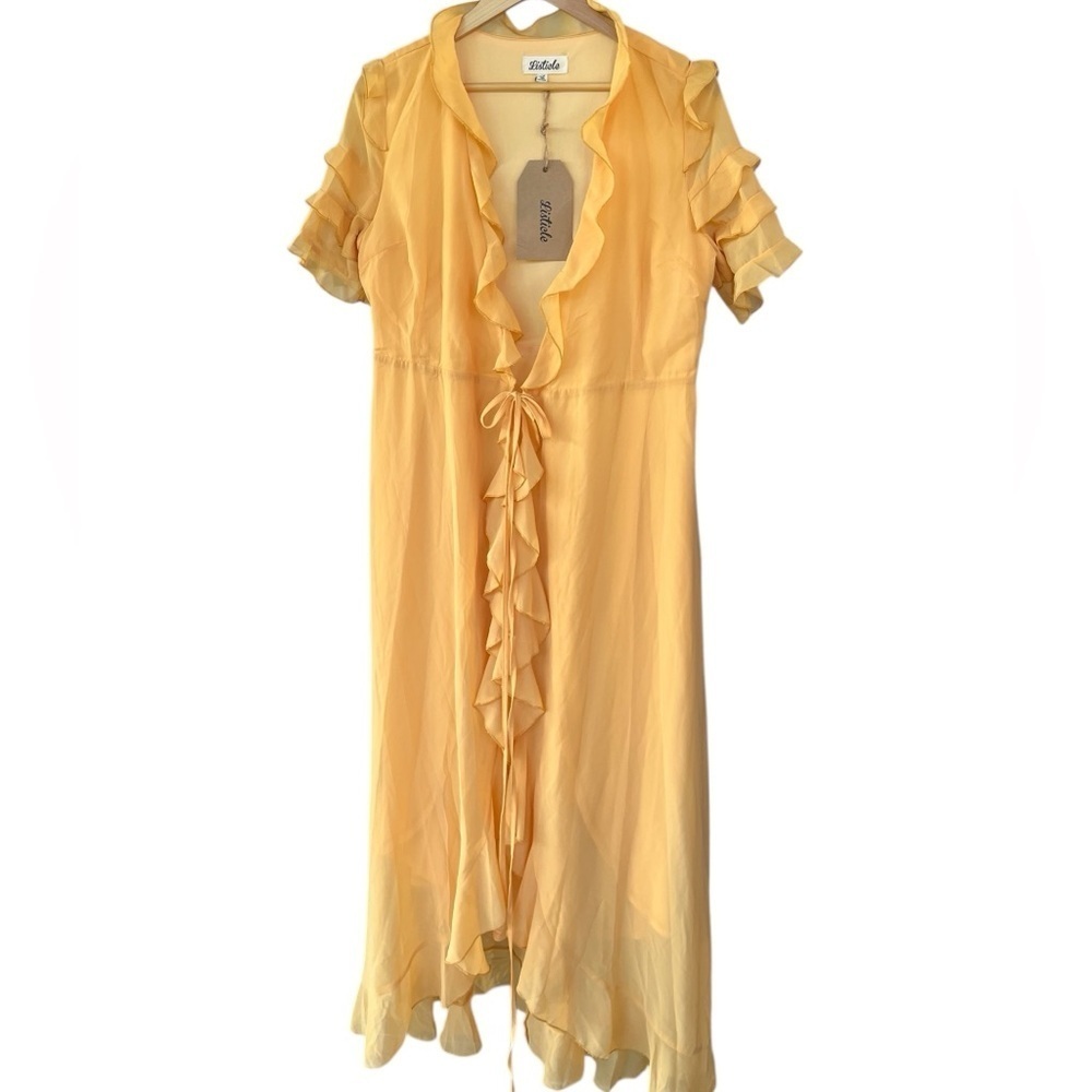 Cover up with Ruffle Dress